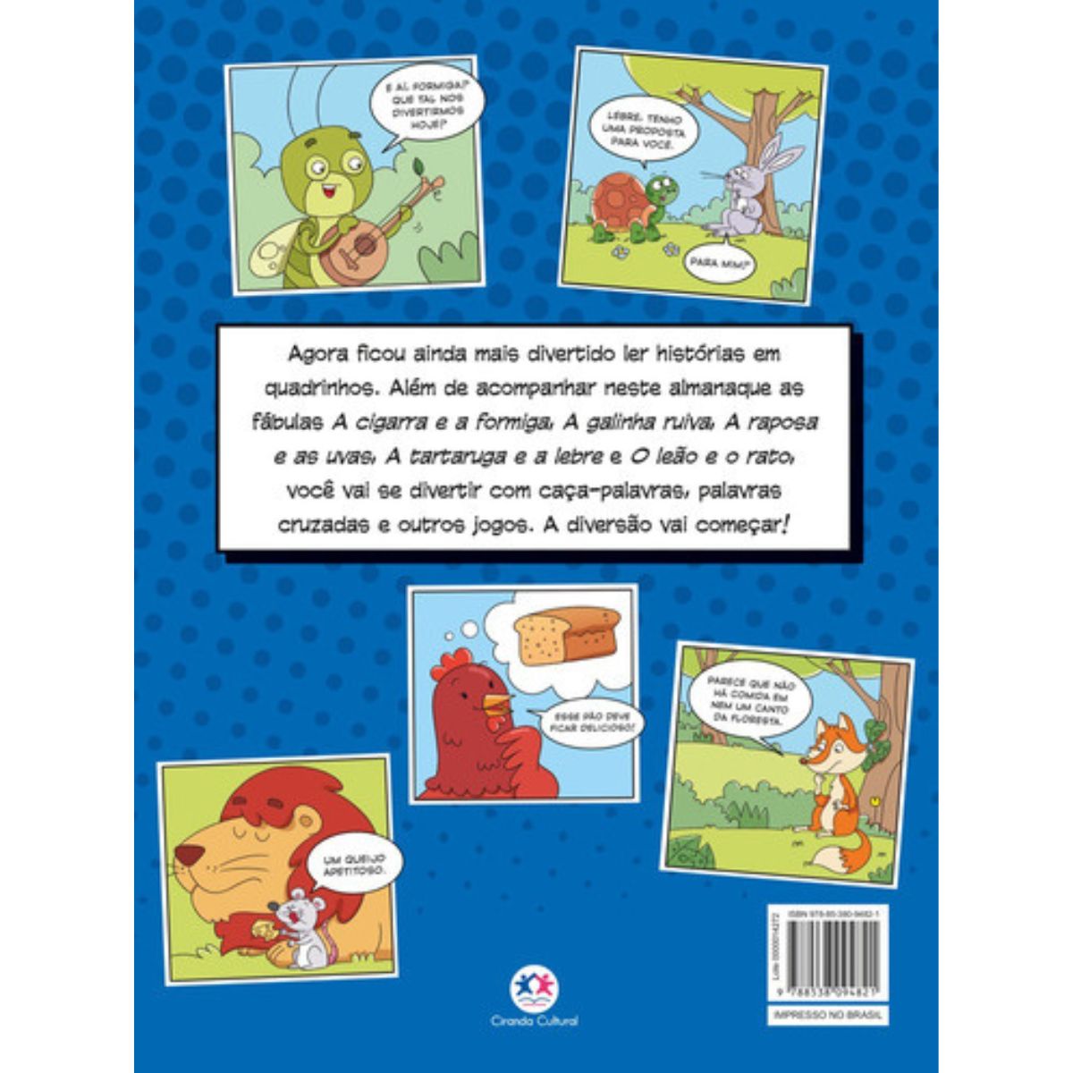 Livro Infantil Almanaque É Diversão Fábulas - Ciranda Cultural Livro Infantil Almanaque É Diversão Fábulas - Ciranda Cultural